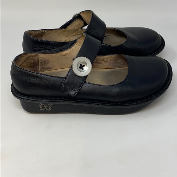 Algeria black Mary Jane shoes sz 38 - Picture 6 of 8